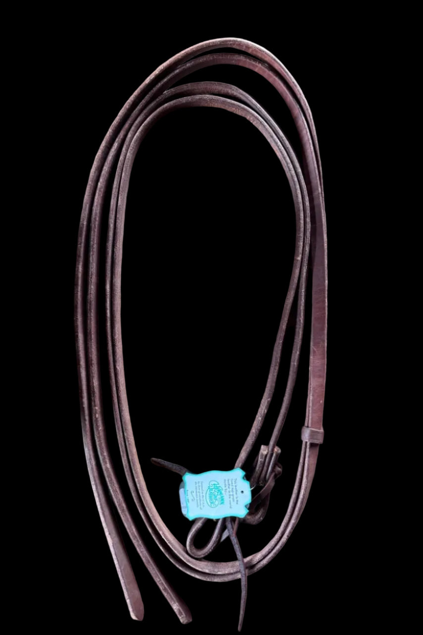 BCL" Herman Oak Heavy Waterloop Reins – 8 ft x 5/8´ - OILED