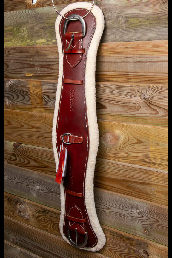 West Coast lederen singelriem 30"