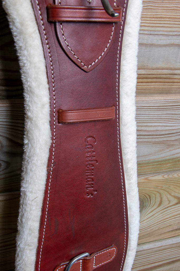 West Coast lederen singelriem 30"