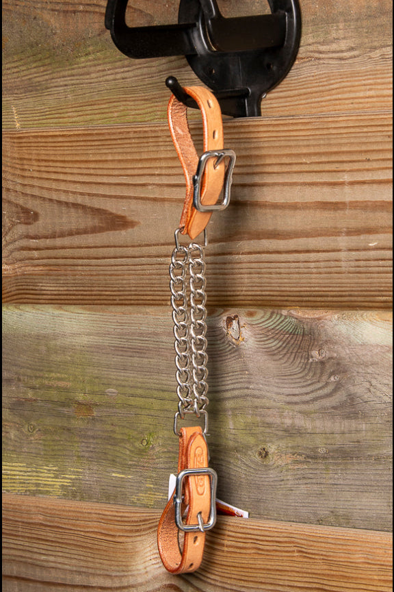 Leren kinband