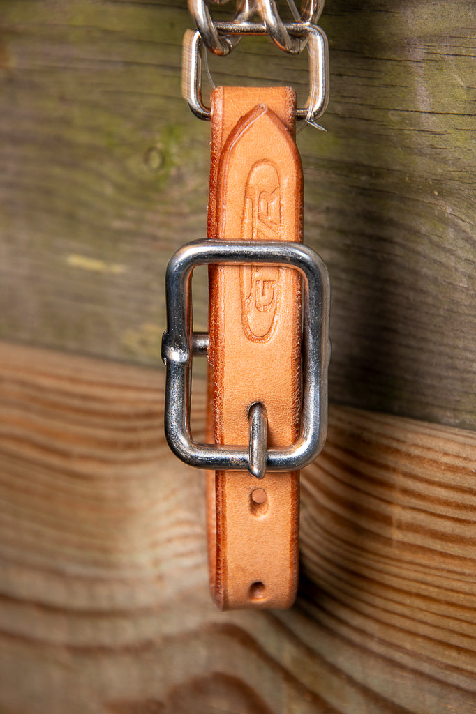 Leren kinband