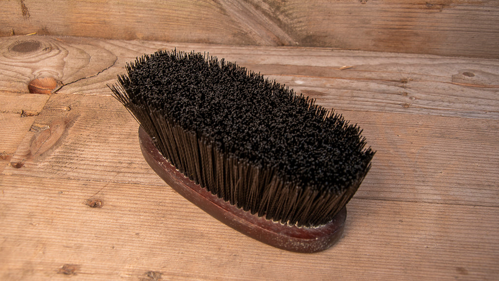 Wooden Brush with Hard Bristles