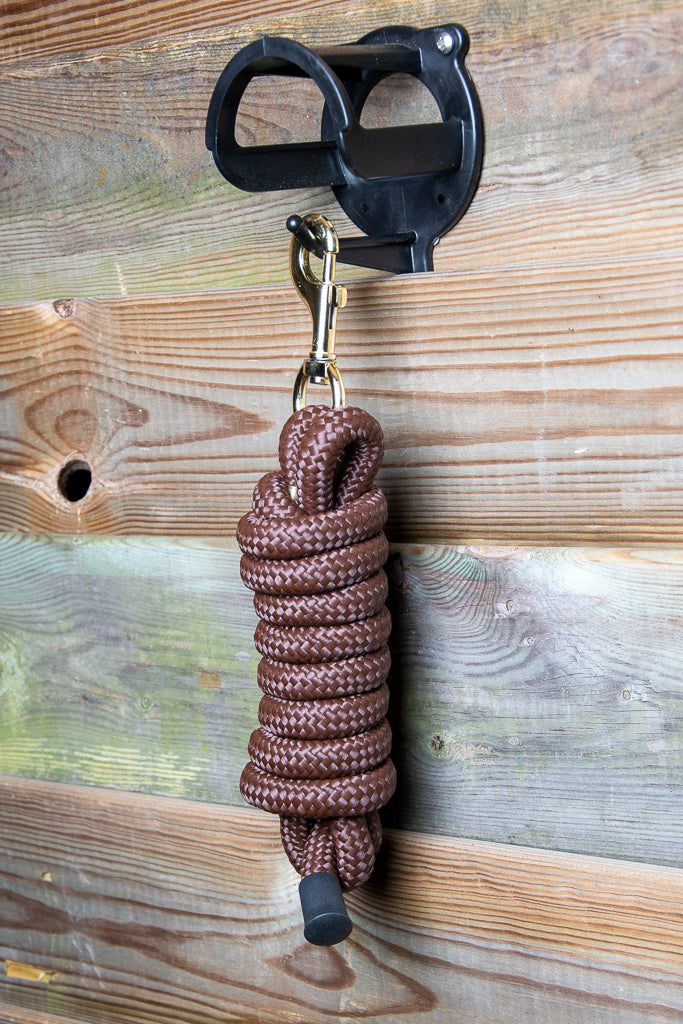 Leadrope – 2 meter met chromen musketonhaak