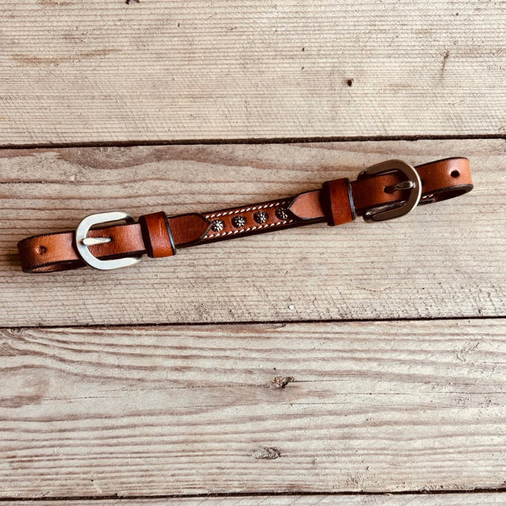 Kinriem  Show - Rowel Concho Tack - Chestnut