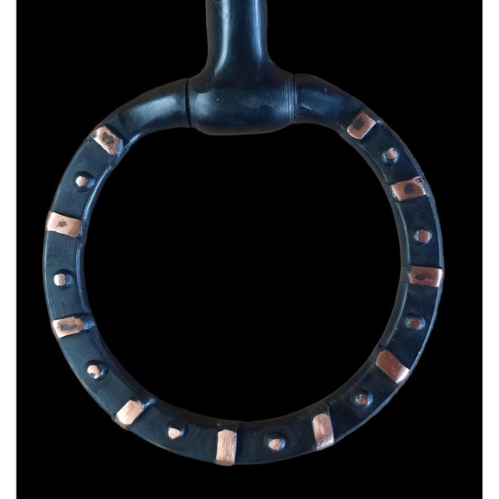 Brown Steel Snaffle Bit with Copper