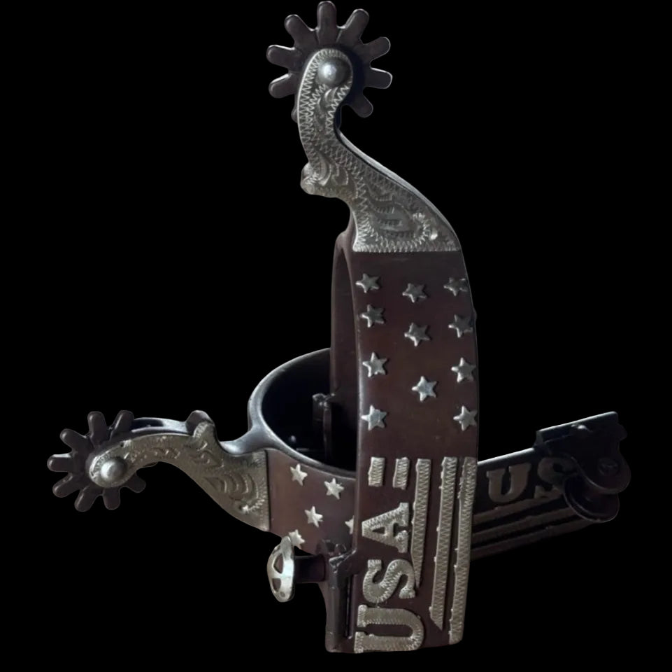 Stalen sporen met USA design