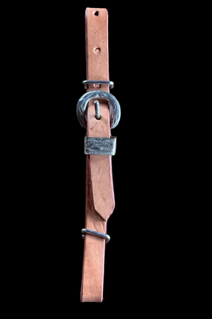 Curbstrap- Show with silver buckle
