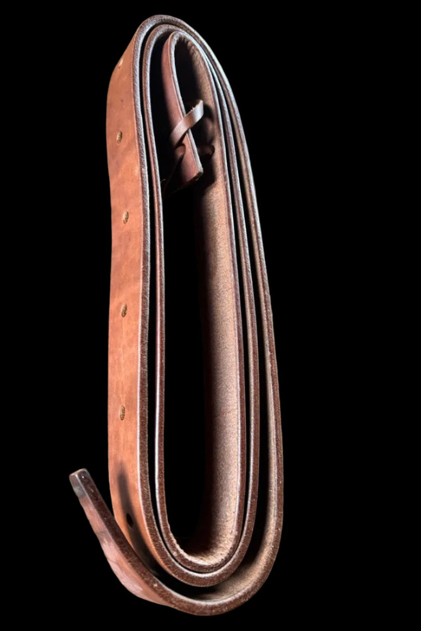 Latigo strap leder